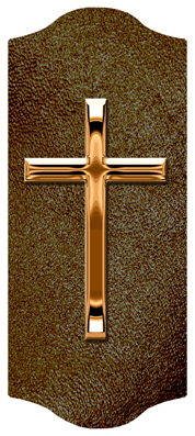 DARAY-C-510-CP-SH-BR Copper Single Cross Shimmer Brown